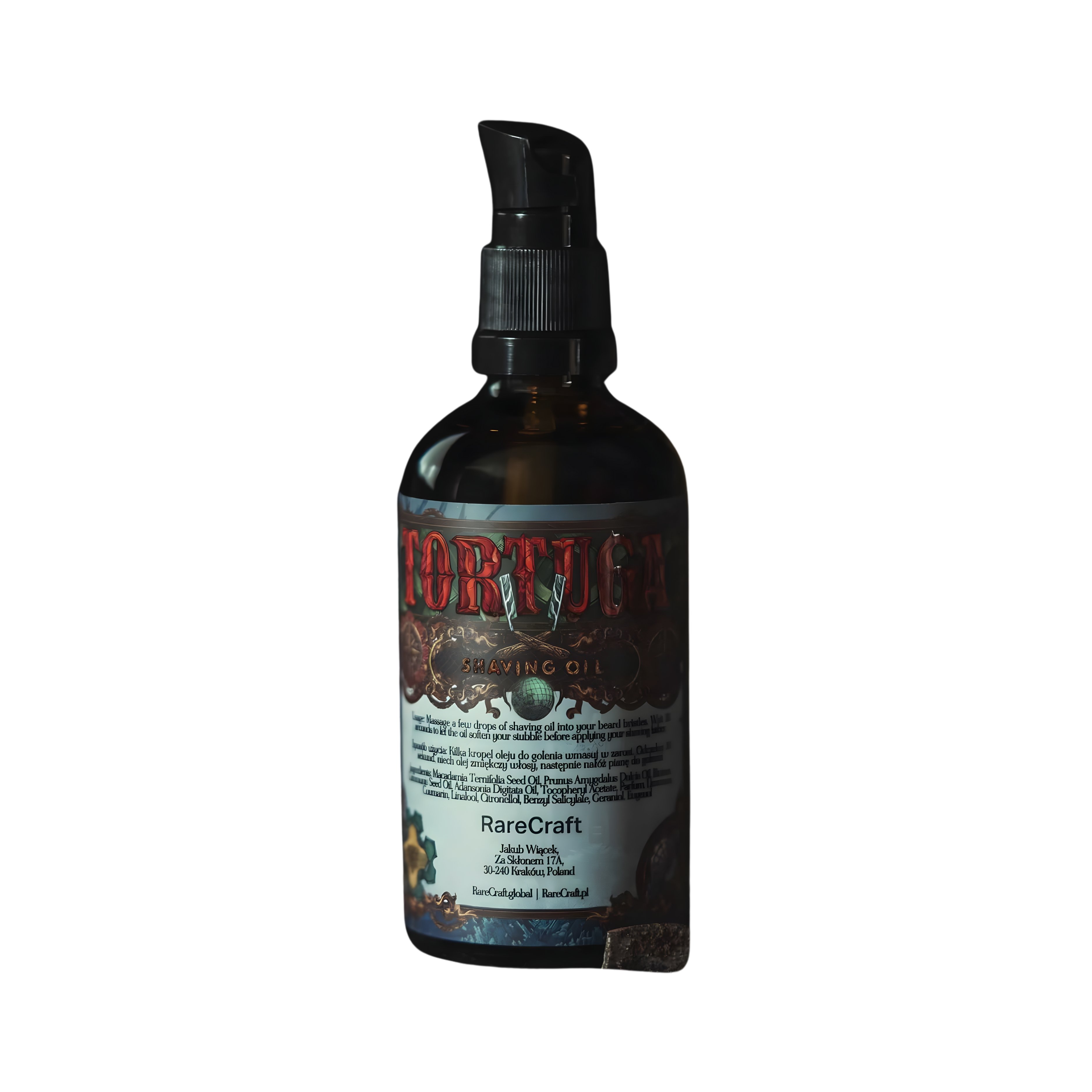 RareCraft Tortuga Shaving Oil - Rasieröl 100ml